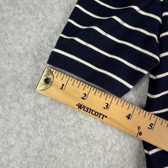 WHBM Cold Shoulder Women's XXS Stripe Jersey Knit Shift Dress - Picture 8 of 11